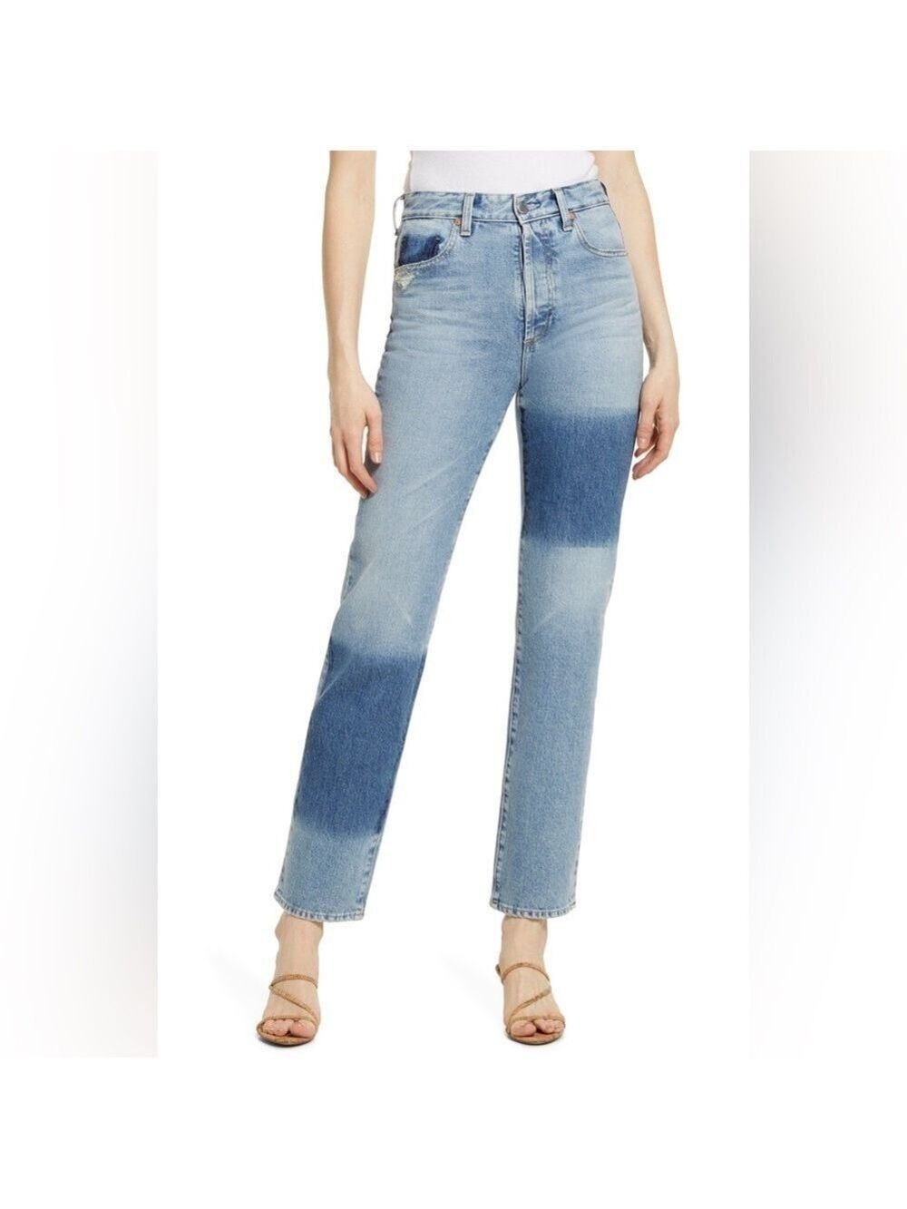 Ag Adriano Goldschmied Alexxis High Waist Straight Jeans Size 31 NWT